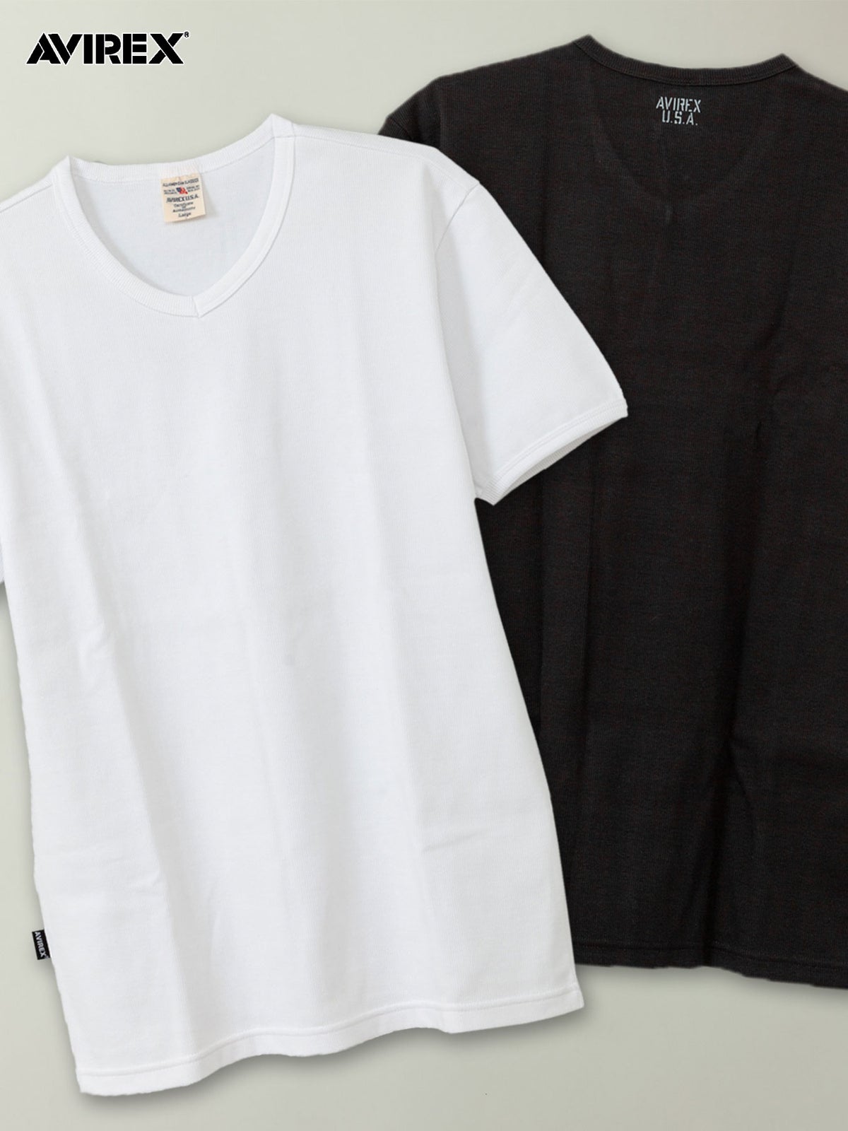  【AVIREX】DAILY V-NECK T-SHIRT