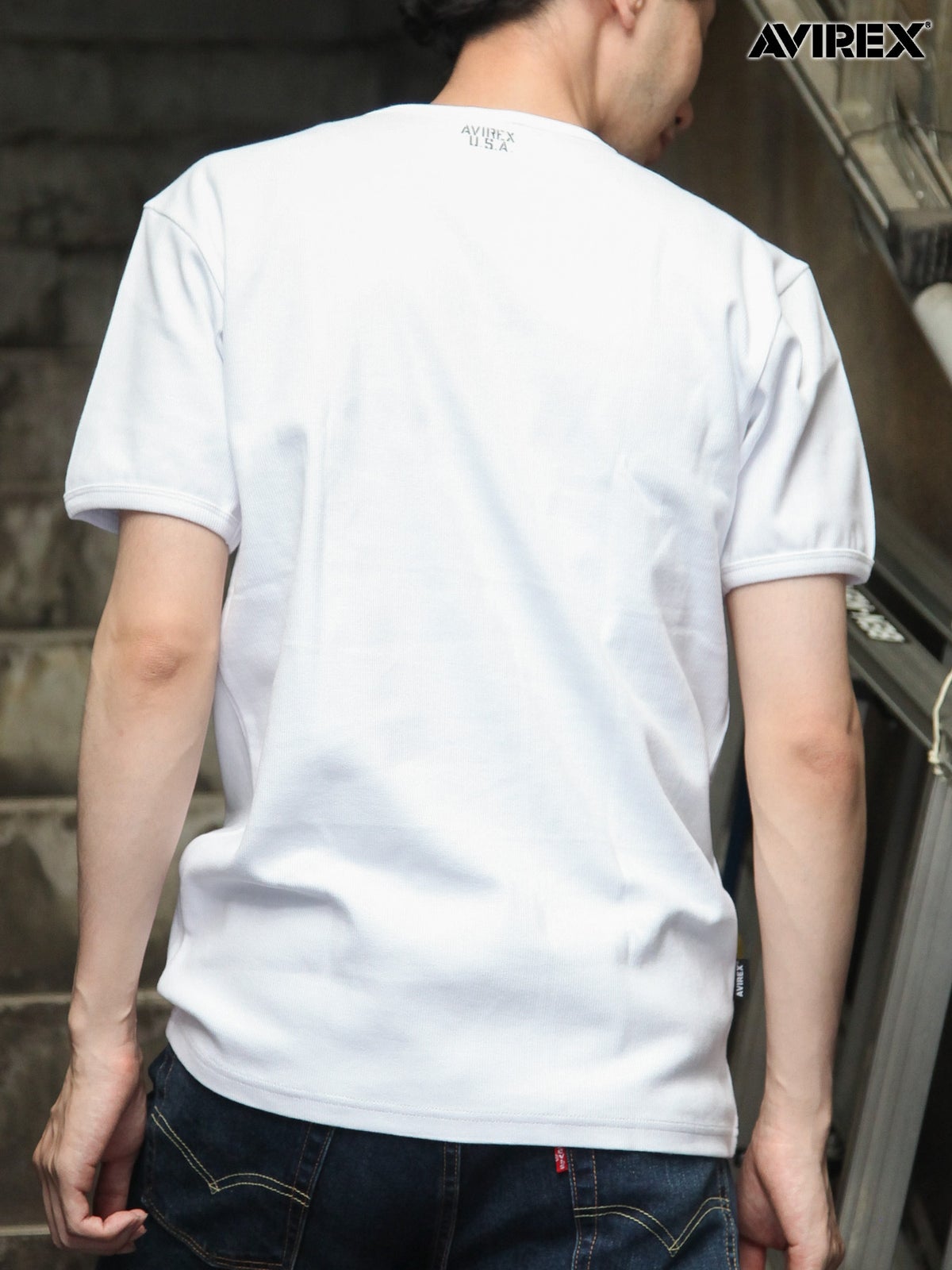 【AVIREX】DAILY CREW NECK T-SHIRT