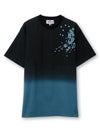 【絡繰魂】桜刺繍入り段染めTシャツ