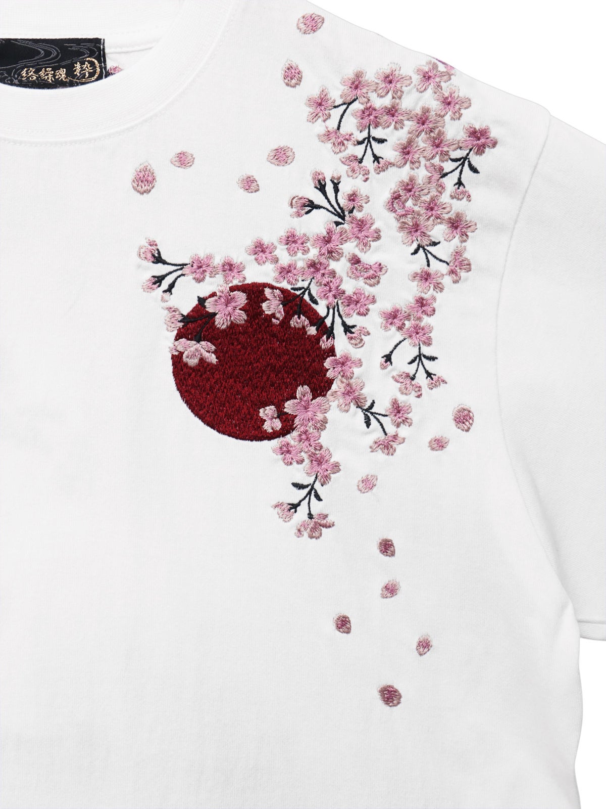 【絡繰魂・粋】“神奈川沖浪裏”総刺繍半袖Tシャツ