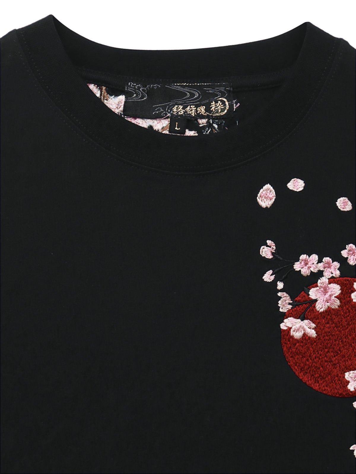 【絡繰魂・粋】“神奈川沖浪裏”総刺繍半袖Tシャツ