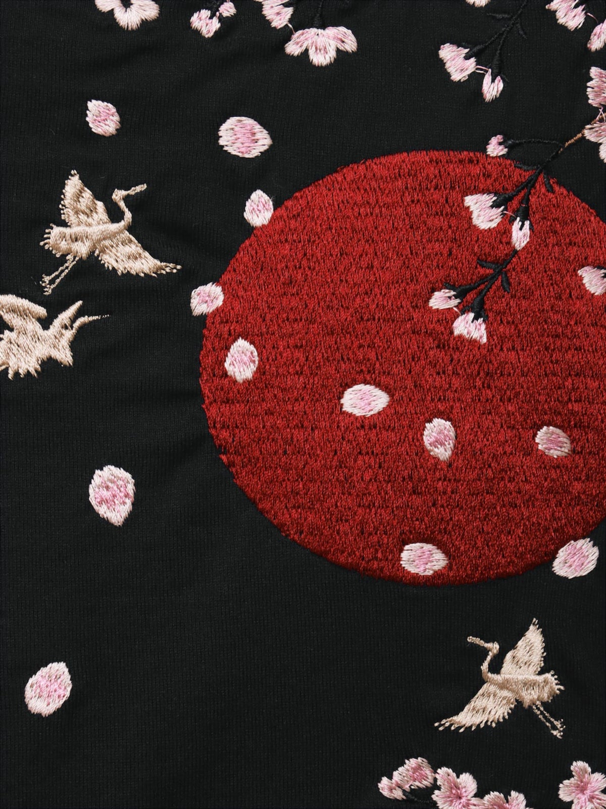 【絡繰魂・粋】“神奈川沖浪裏”総刺繍半袖Tシャツ