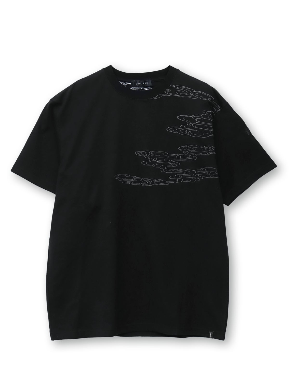 【絡繰魂・漆】“梟の慧眼”総刺繍半袖Tシャツ