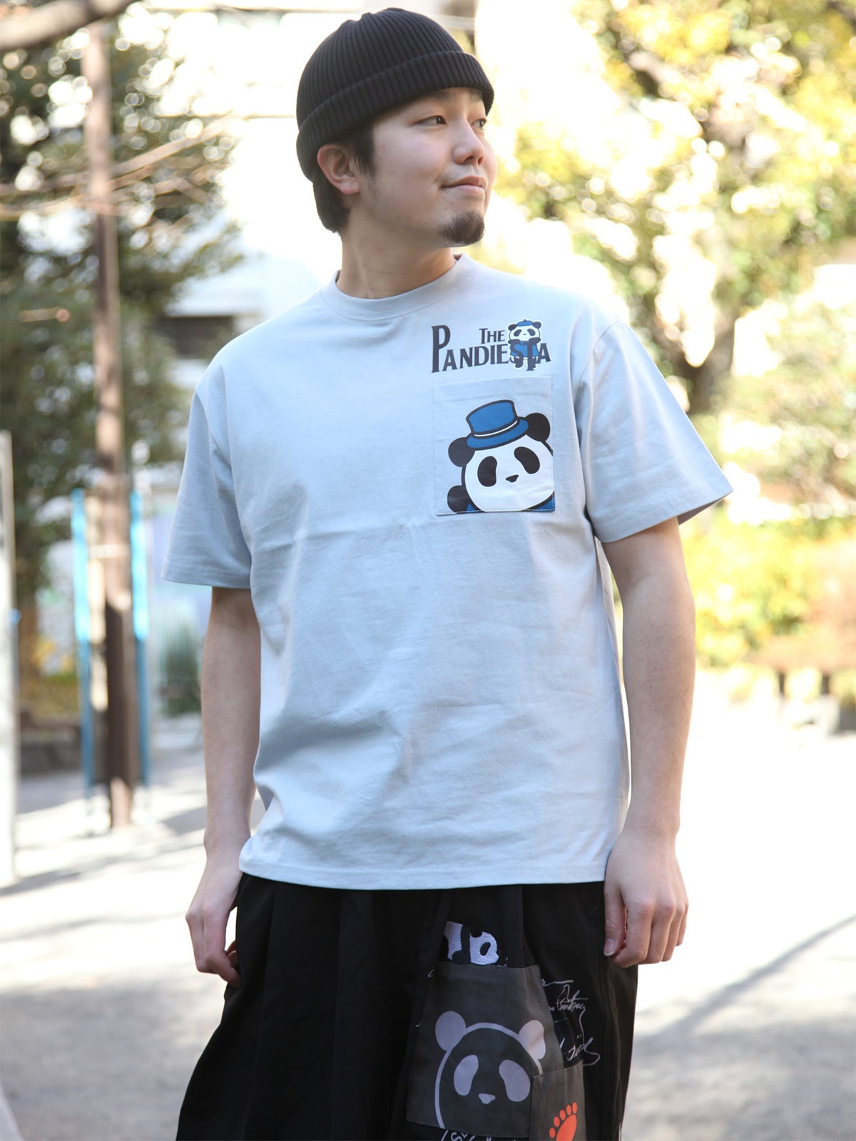 【PANDIESTA JAPAN】“ハンドシグナル”プリントTシャツ