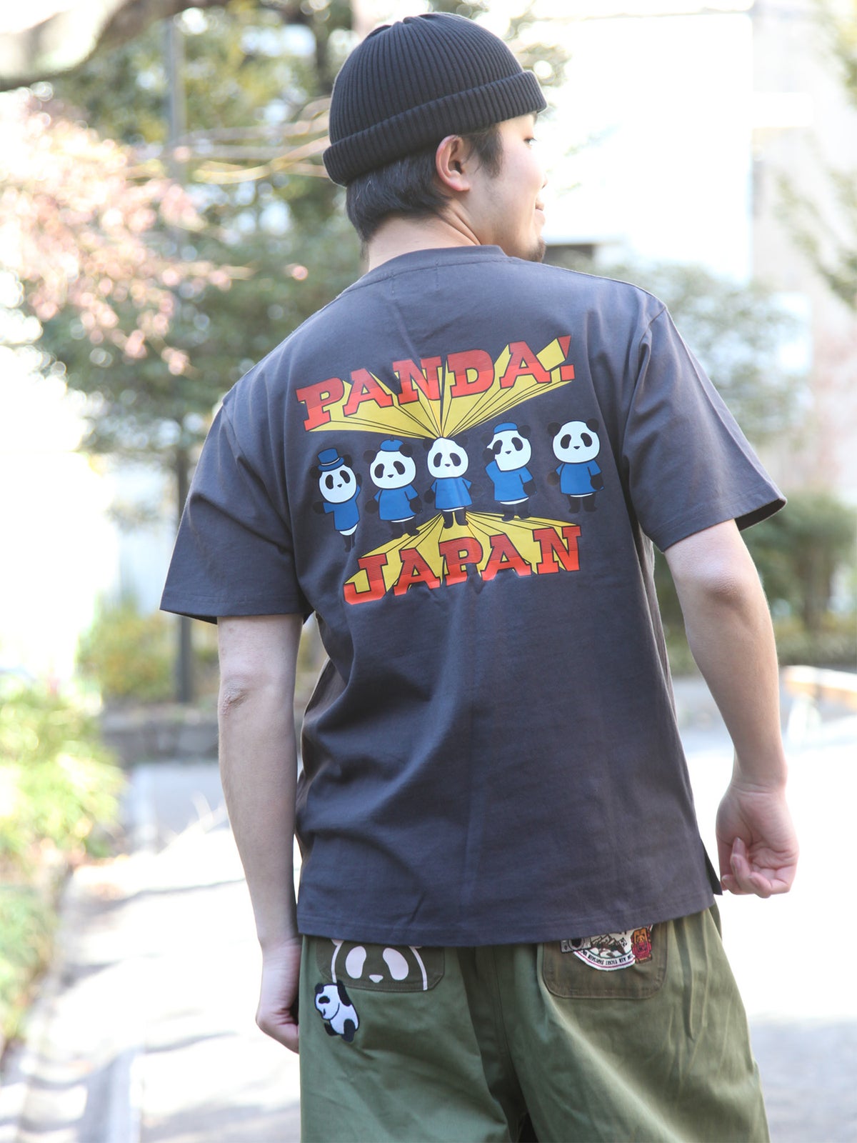 【PANDIESTA JAPAN】“ハンドシグナル”プリントTシャツ