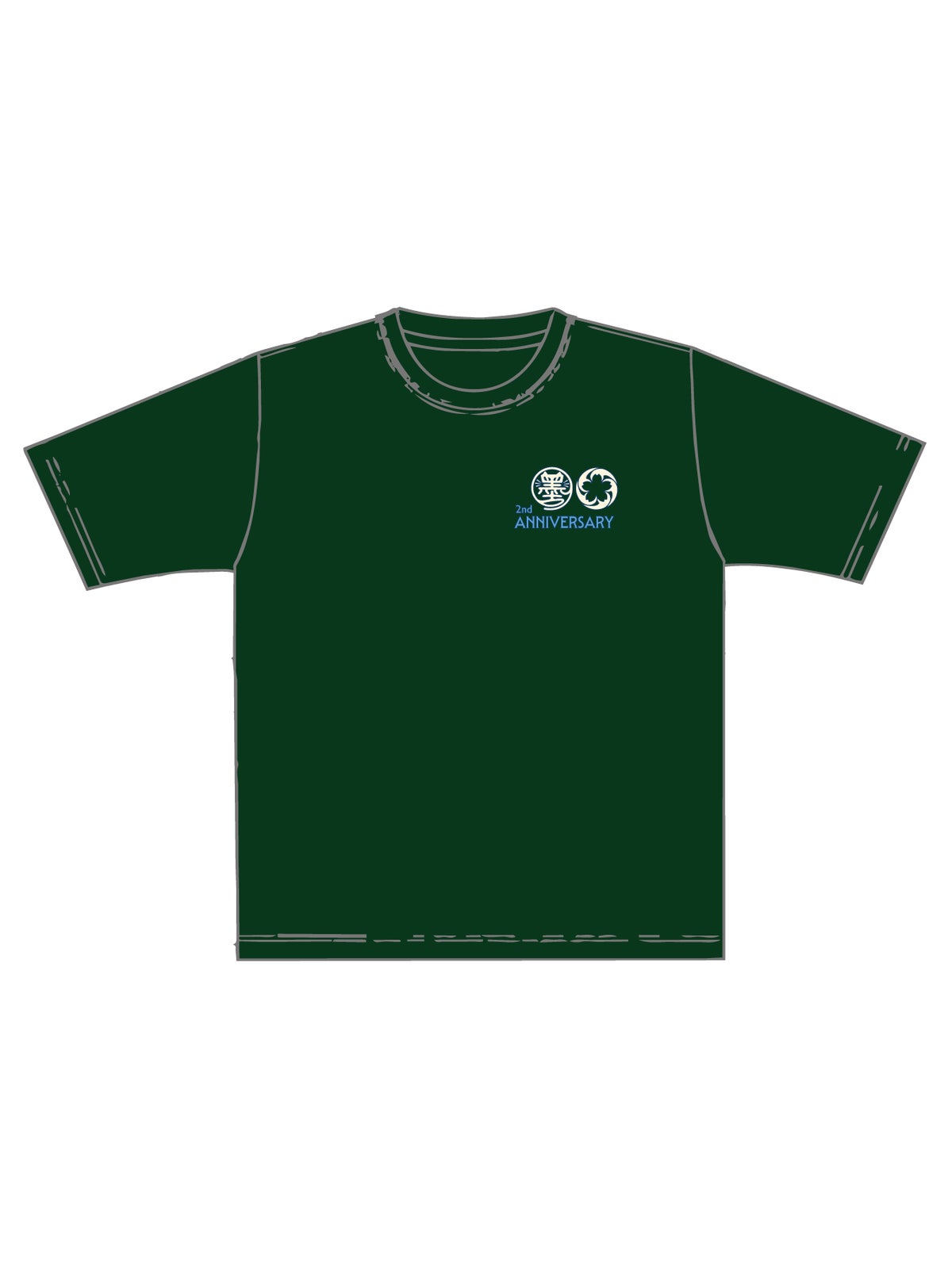 【SUMINEKO】“スミネコ 2nd anniversary 陰陽猫”プリントTシャツ 2