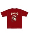 【SUMINEKO】“スミネコ 2nd anniversary 伸び猫”プリントTシャツ 2