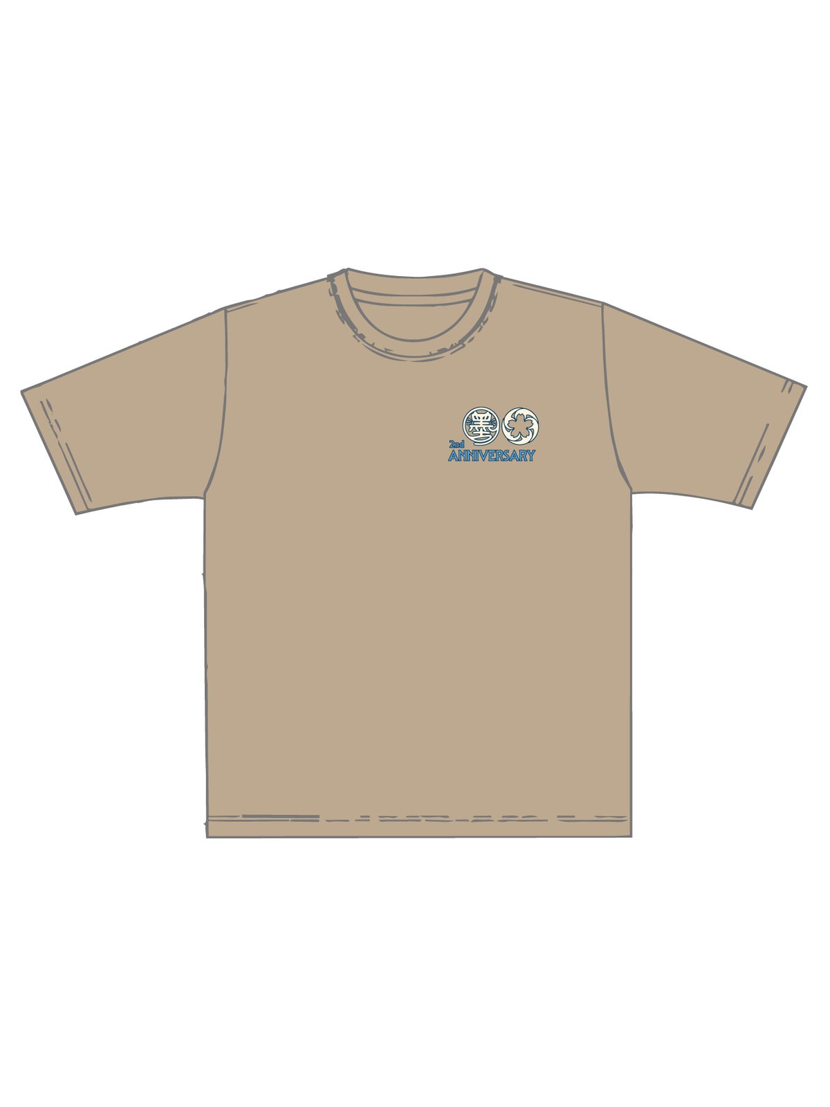 【SUMINEKO】“スミネコ 2nd anniversary 伸び猫”プリントTシャツ 2