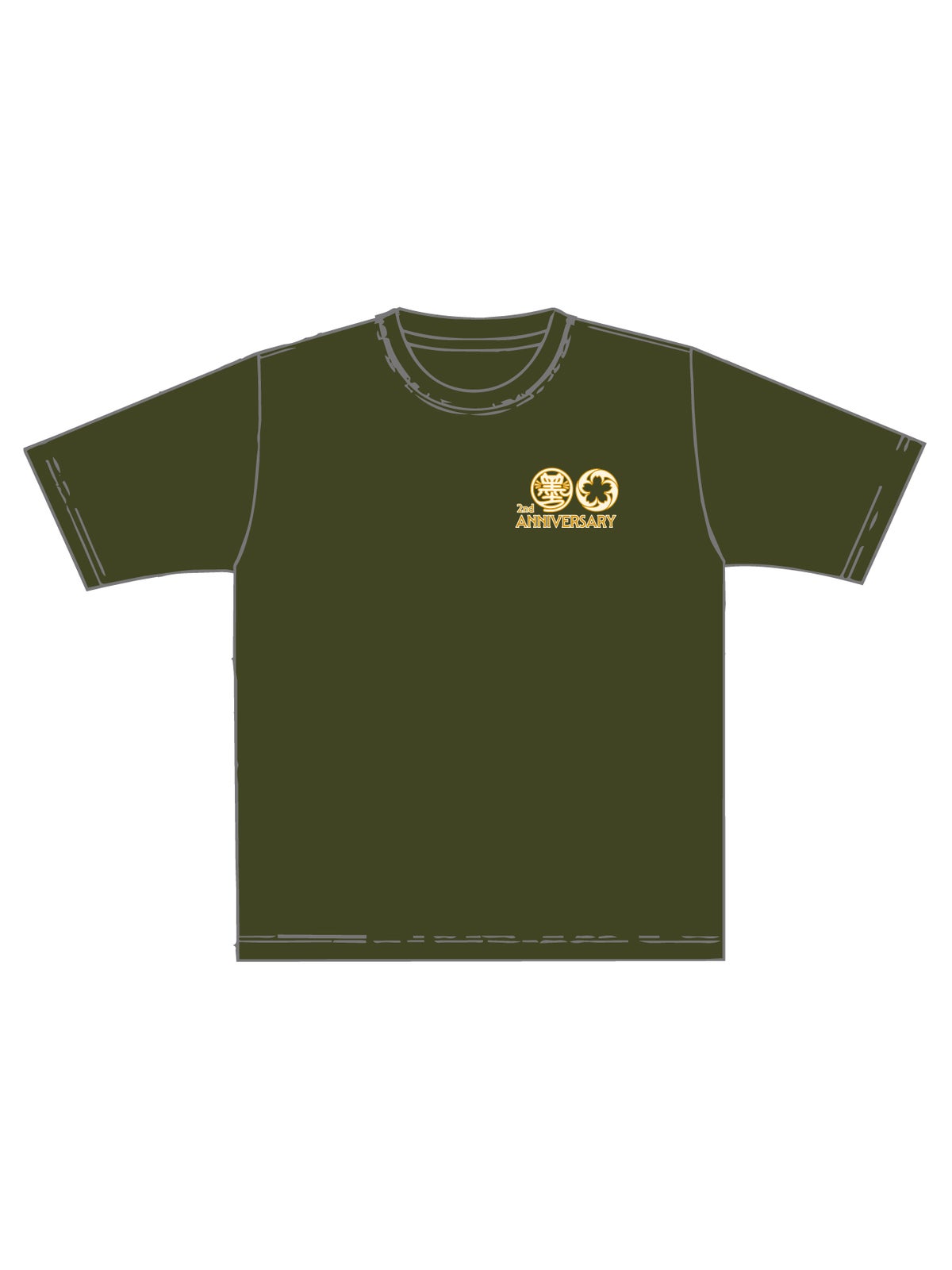 【SUMINEKO】“スミネコ 2nd anniversary 伸び猫”プリントTシャツ 3