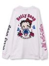＜秋の大予約会＞【BETTY BOOP】“やんちゃベティ”刺繍入りロンT〔別注〕