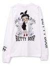 ＜秋の大予約会＞【BETTY BOOP】“バニーベティ”刺繍入りロンT