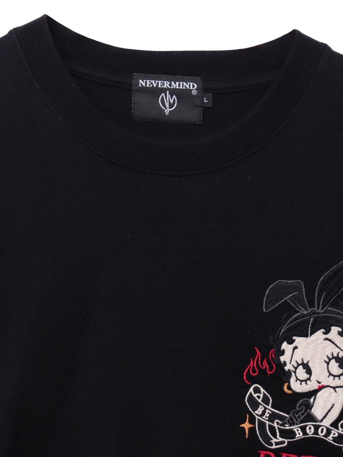 ＜秋の大予約会＞【BETTY BOOP】“バニーベティ”刺繍入りロンT