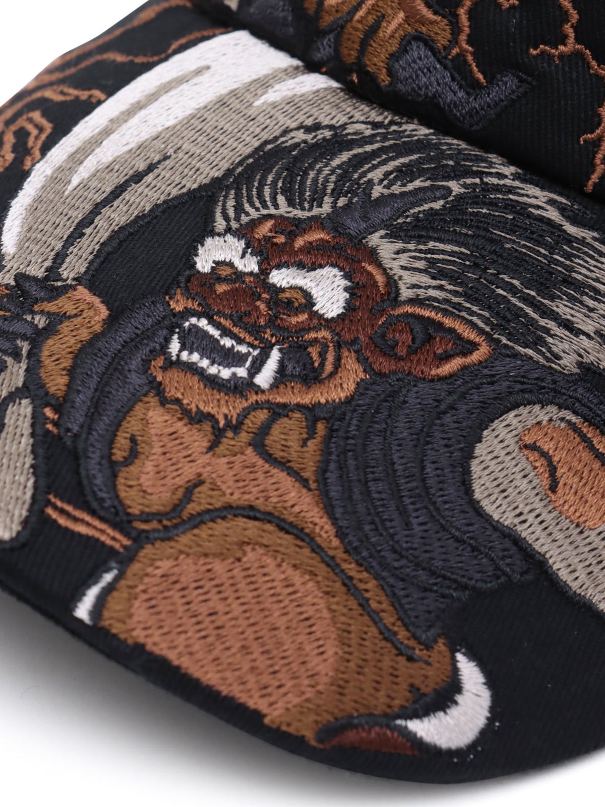 ＜秋の大予約会＞【絡繰魂】“月光狼／風神雷神 ”和柄刺繍入りメッシュキャップ