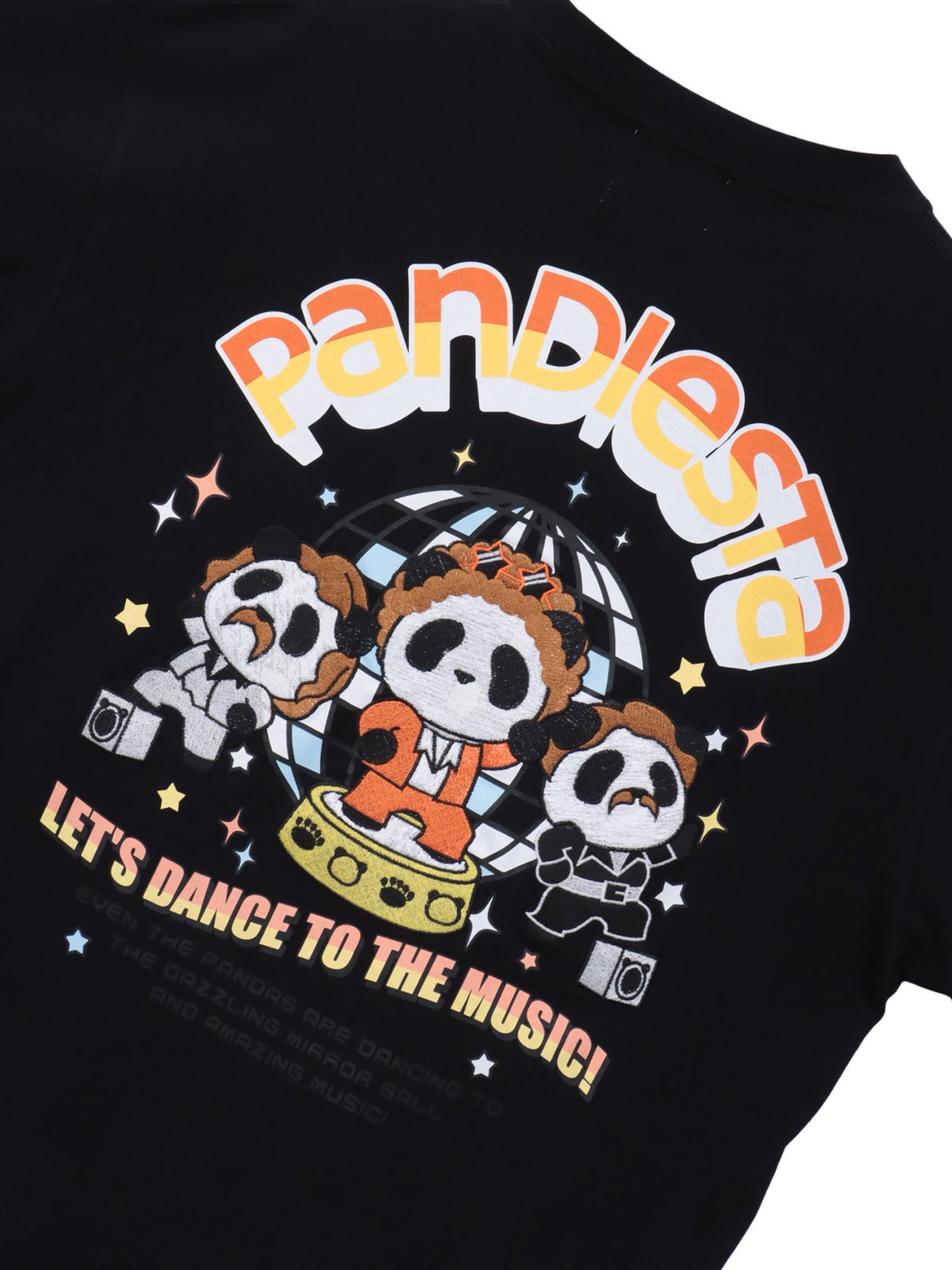 ＜秋の大予約会＞【PANDIESTA JAPAN】“ディスコソウルパンダ”刺繍入りロンT