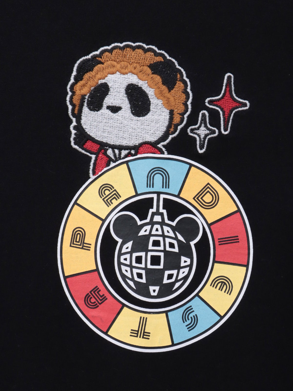 ＜秋の大予約会＞【PANDIESTA JAPAN】“ディスコソウルパンダ”刺繍入りロンT