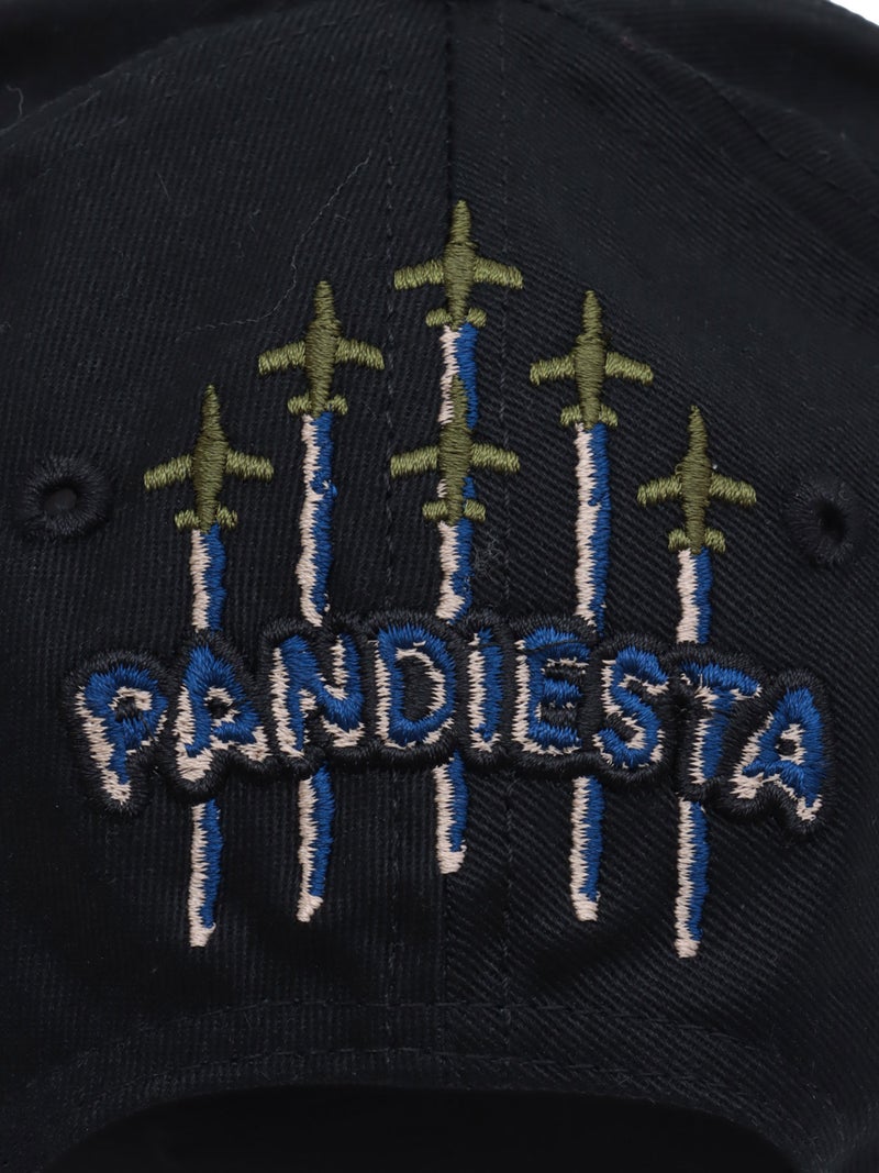 ＜秋の大予約会＞【PANDIESTA JAPAN】“8ボールパンダ”刺繍入りメッシュCAP