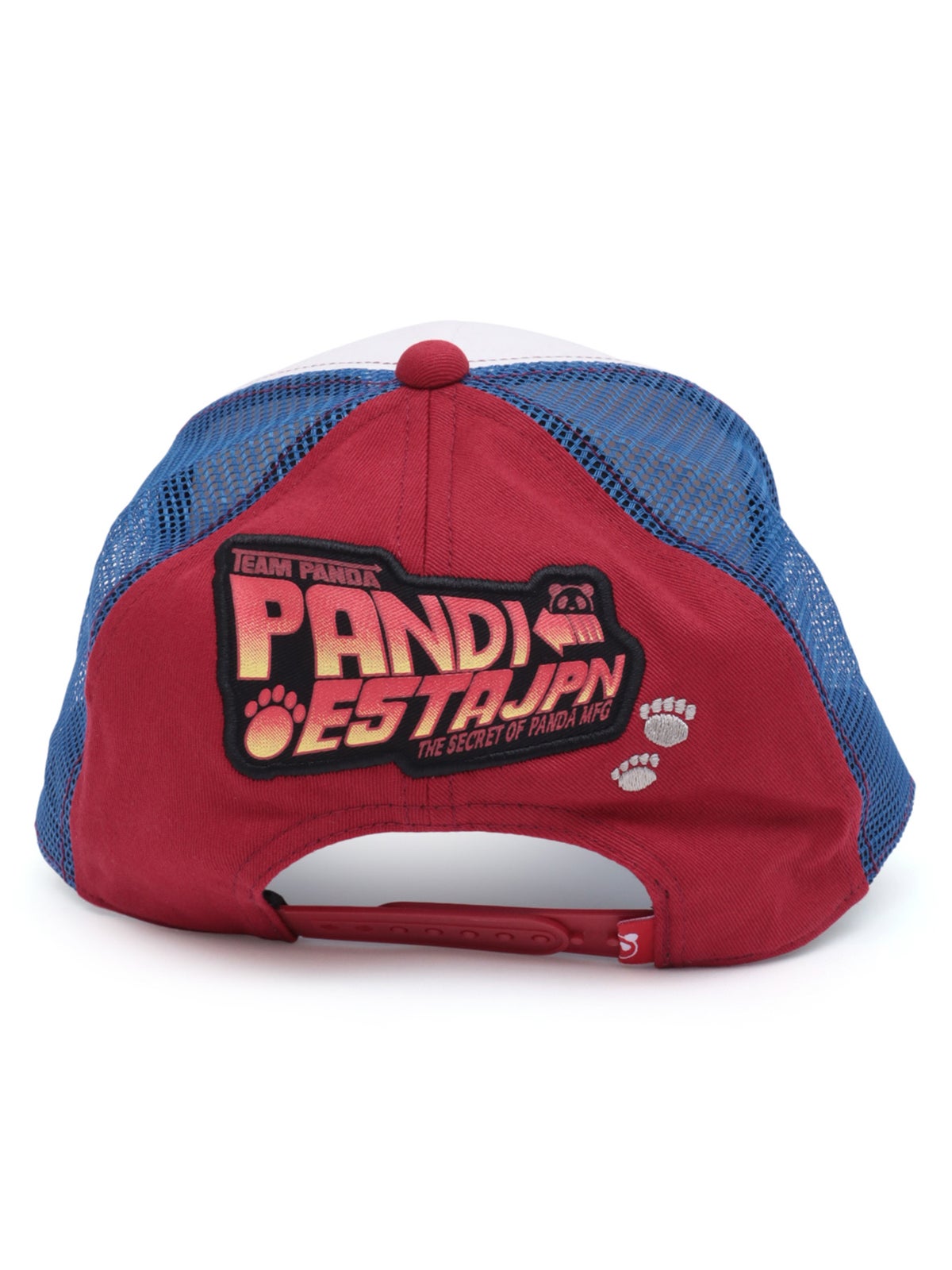 ＜秋の大予約会＞【PANDIESTA JAPAN】“ハコ乗りパンダ”刺繍入りメッシュCAP