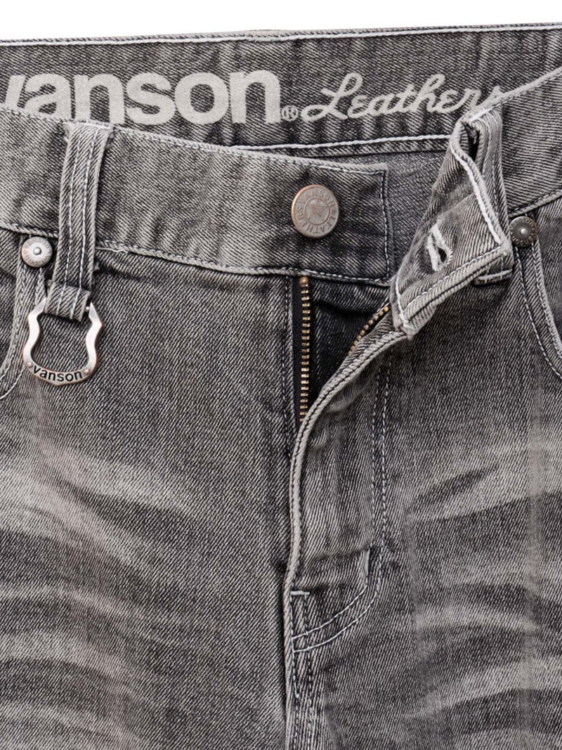 ＜秋の大予約会＞【VANSON】“イーグル”総刺繍デニムパンツ