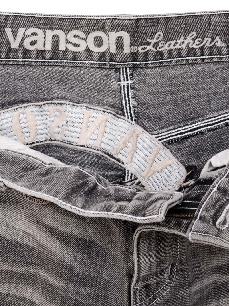 ＜秋の大予約会＞【VANSON】“イーグル”総刺繍デニムパンツ