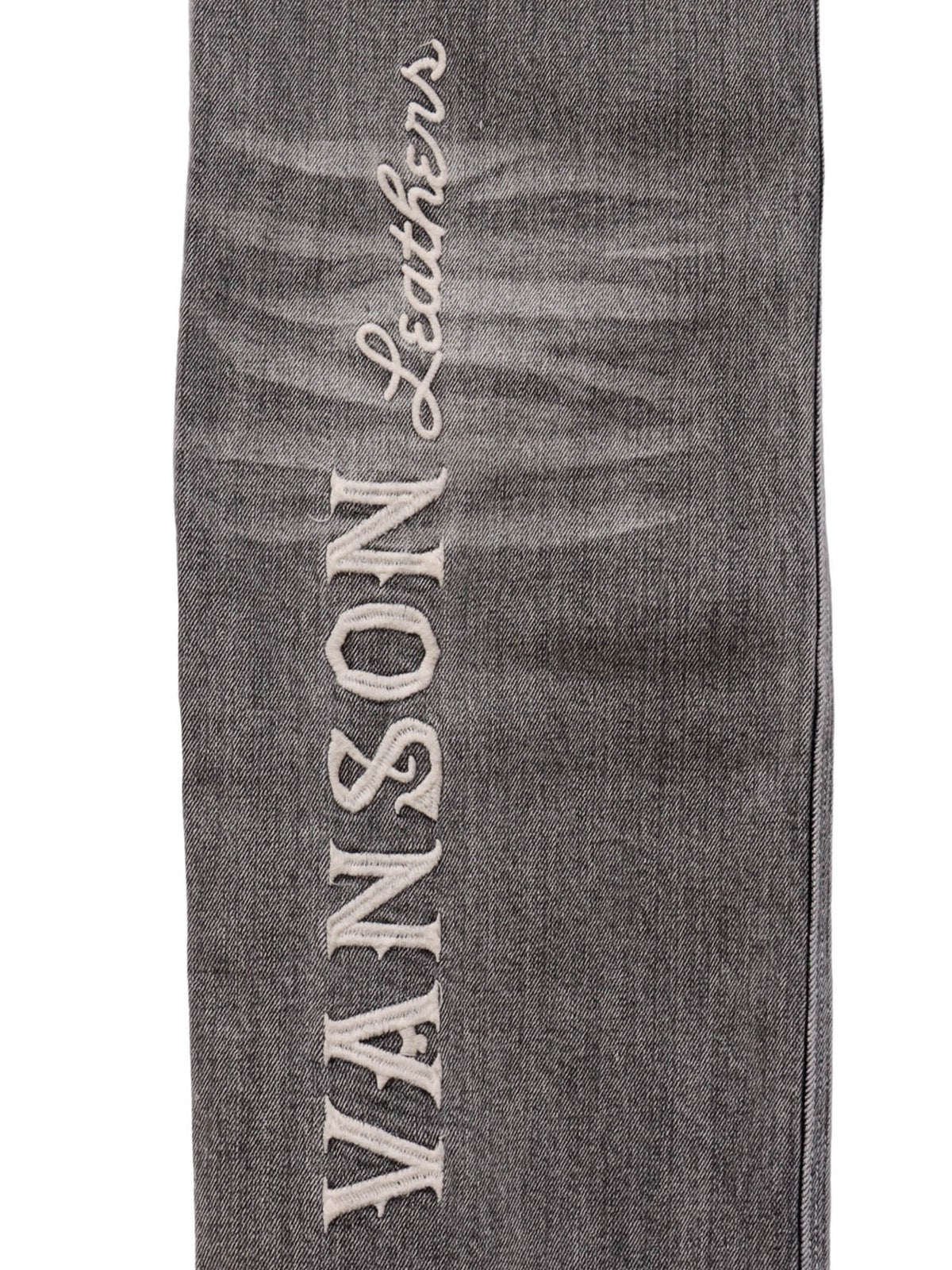 ＜秋の大予約会＞【VANSON】“イーグル”総刺繍デニムパンツ