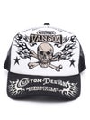 【VANSON】スカル ツイルメッシュキャップ