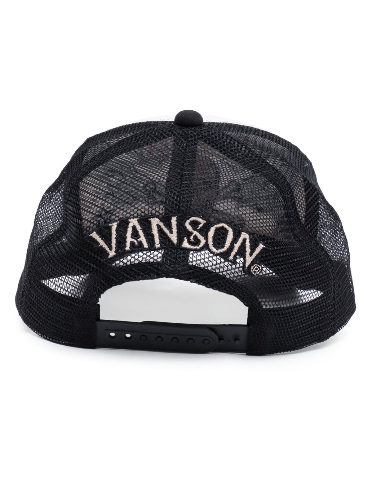 【VANSON】スカル ツイルメッシュキャップ