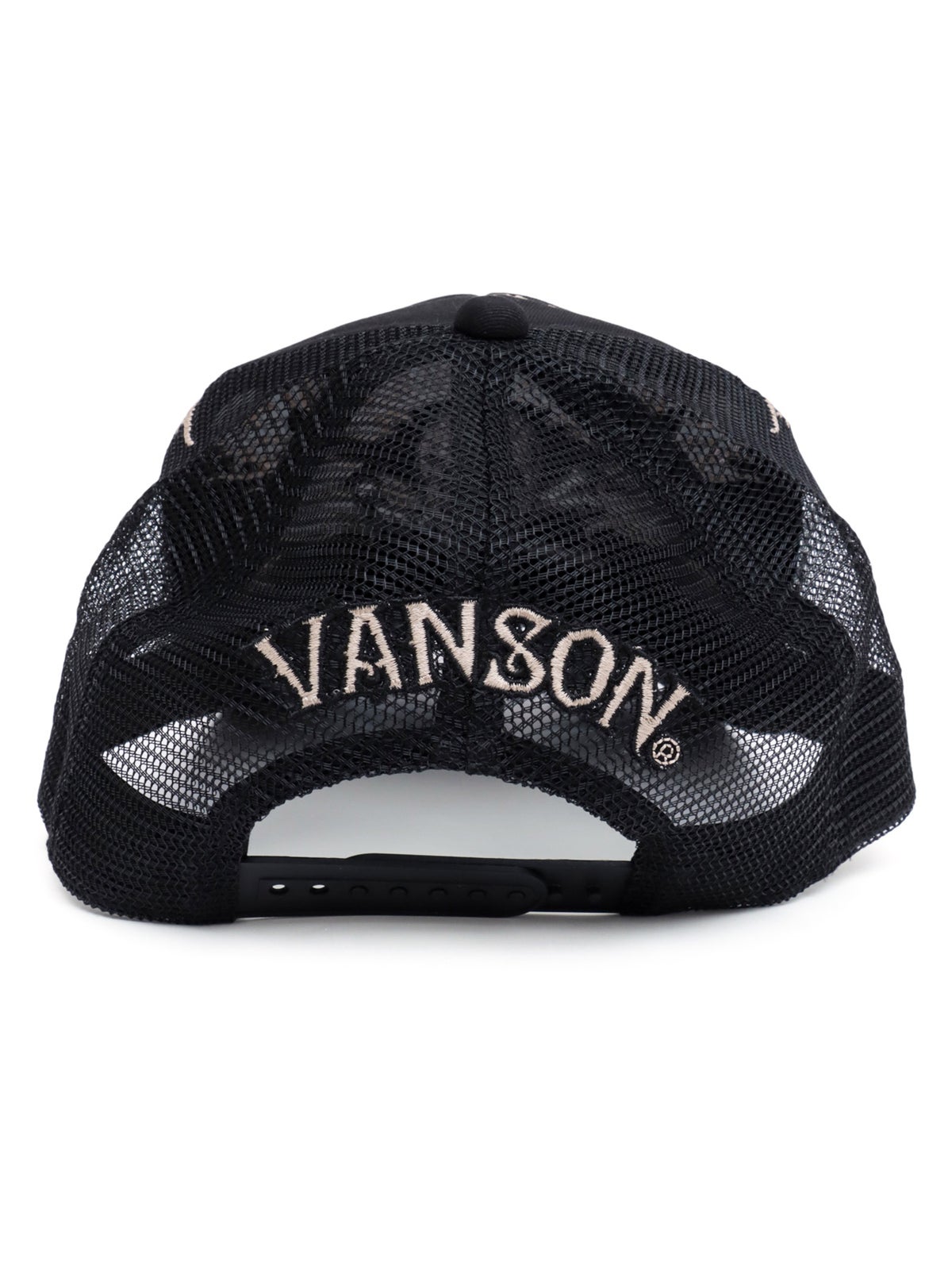 【VANSON】スカル ツイルメッシュキャップ