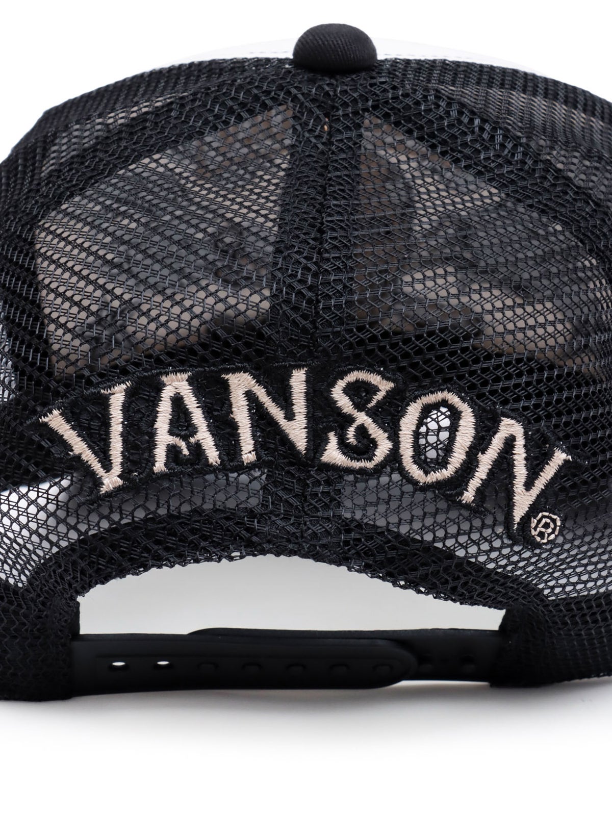 【VANSON】スカル ツイルメッシュキャップ