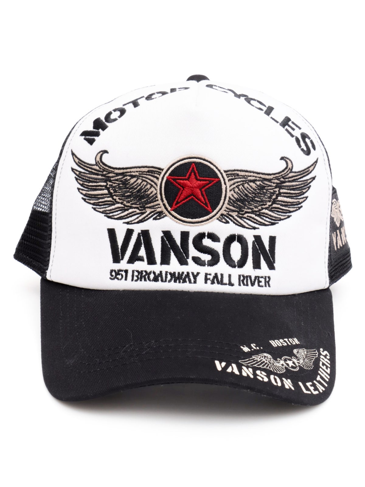【VANSON】フライングスター ツイルメッシュキャップ