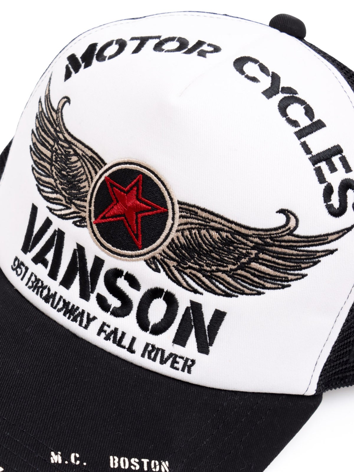 【VANSON】フライングスター ツイルメッシュキャップ