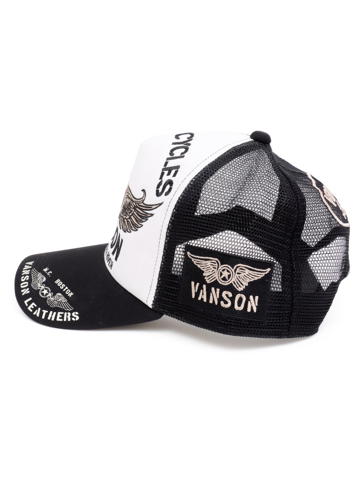 【VANSON】フライングスター ツイルメッシュキャップ
