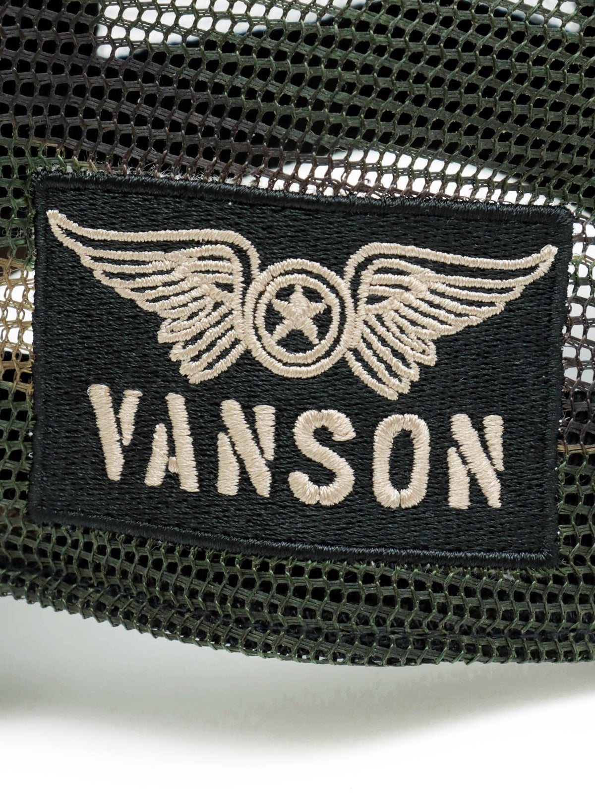【VANSON】フライングスター ツイルメッシュキャップ