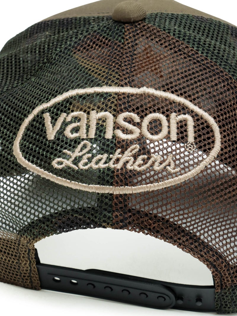 【VANSON】フライングスター ツイルメッシュキャップ