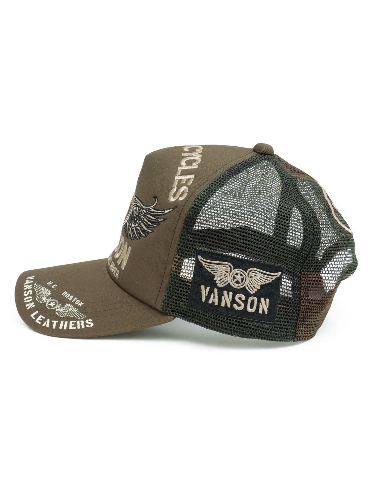 【VANSON】フライングスター ツイルメッシュキャップ