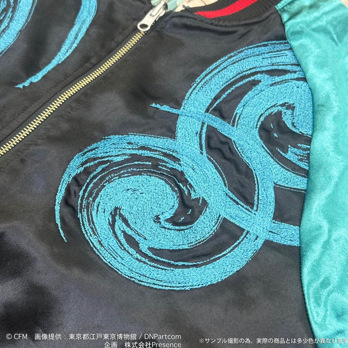 【初音ミク× 葛飾北斎】3beat コラボリバーシブルスカジャン