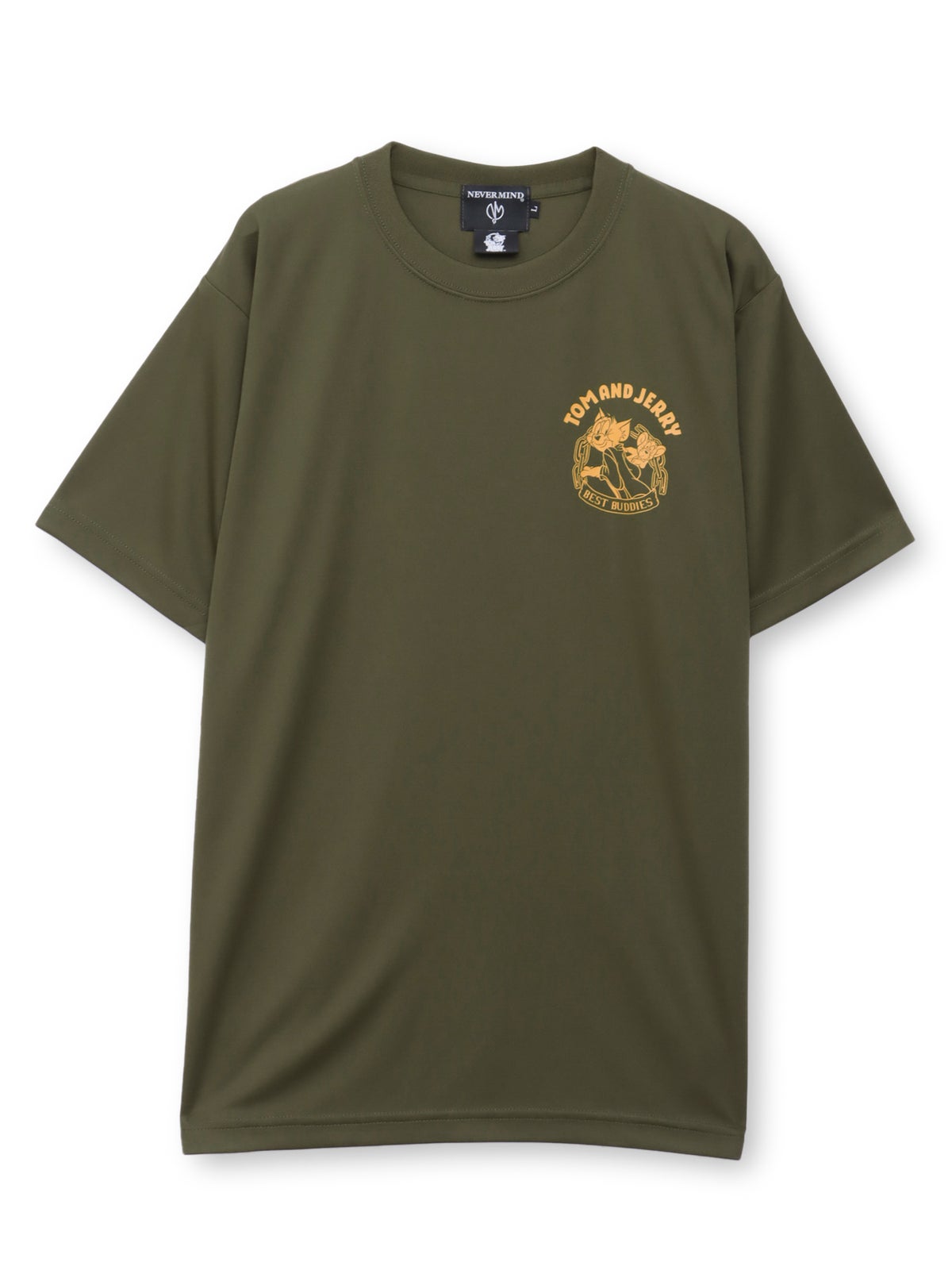【NEVERMIND×TOM and JERRY】“チェーンサークル”DRY素材Tシャツ