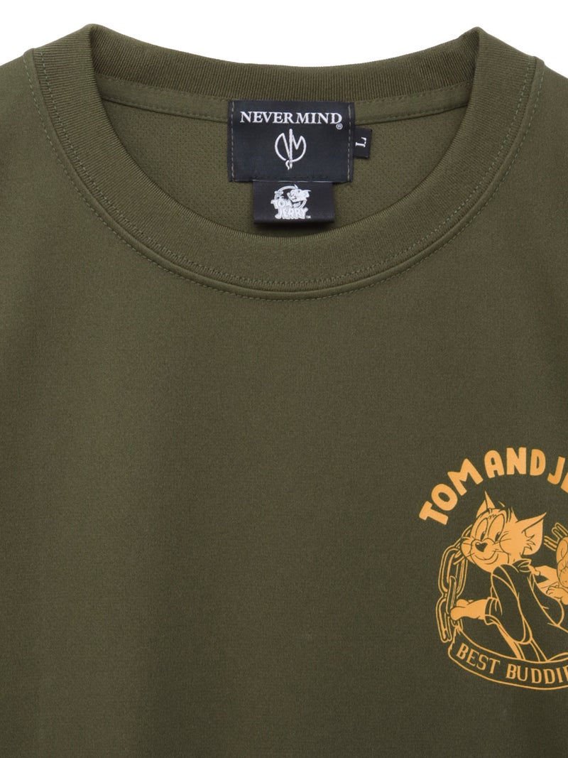 【NEVERMIND×TOM and JERRY】“チェーンサークル”DRY素材Tシャツ
