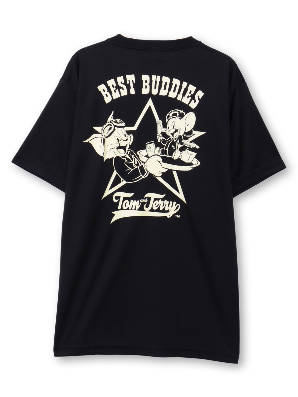 【NEVERMIND×TOM and JERRY】“ベストバディ トム＆ジェリー”DRY素材Tシャツ
