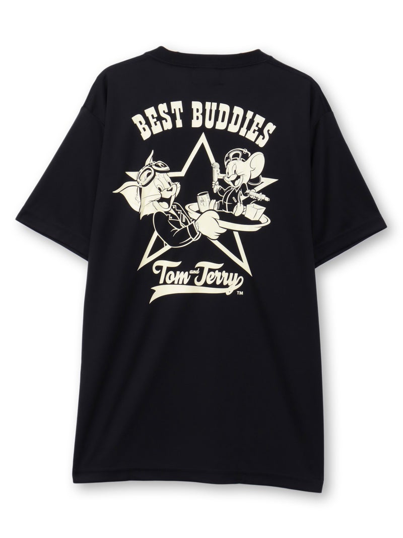 【NEVERMIND×TOM and JERRY】“ベストバディ トム＆ジェリー”DRY素材Tシャツ