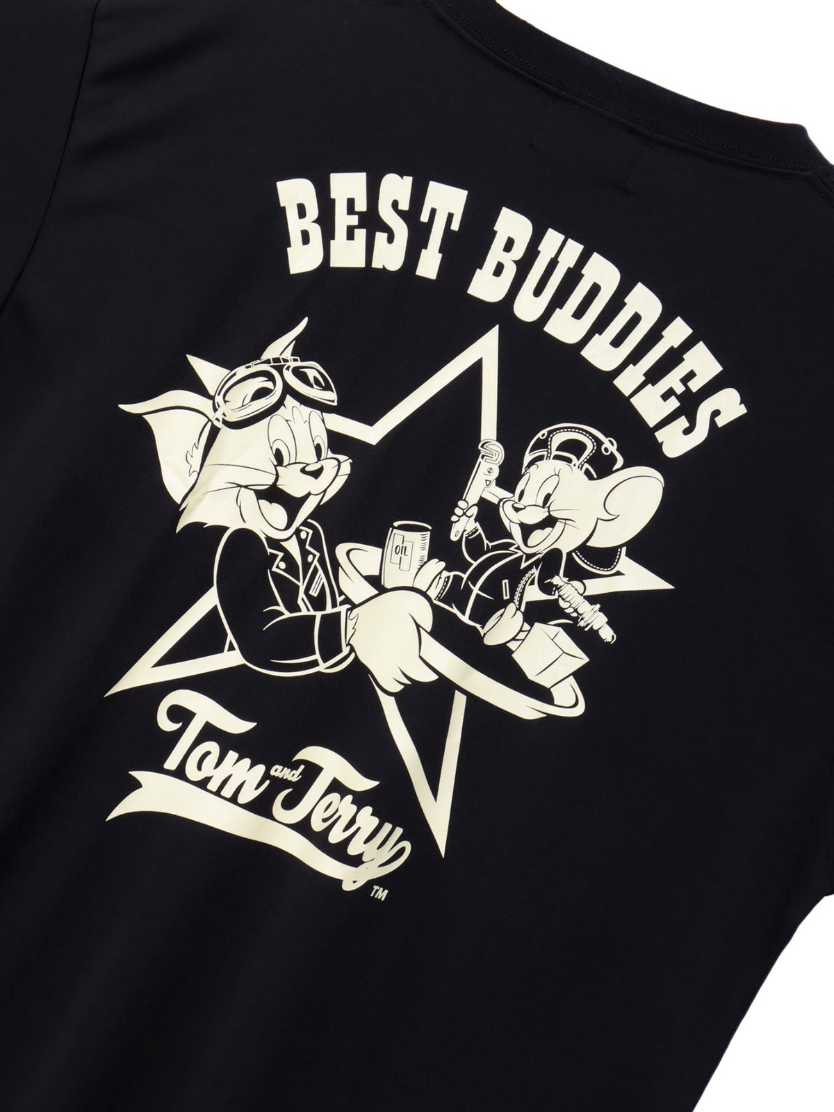 【NEVERMIND×TOM and JERRY】“ベストバディ トム＆ジェリー”DRY素材Tシャツ