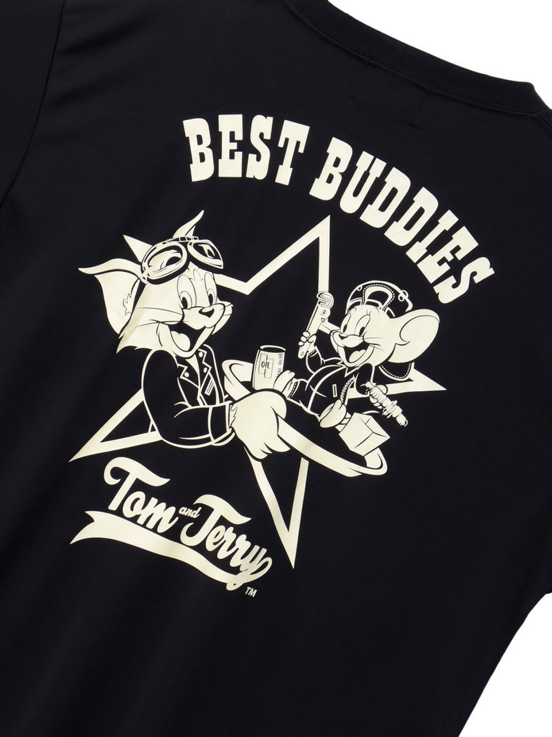【NEVERMIND×TOM and JERRY】“ベストバディ トム＆ジェリー”DRY素材Tシャツ