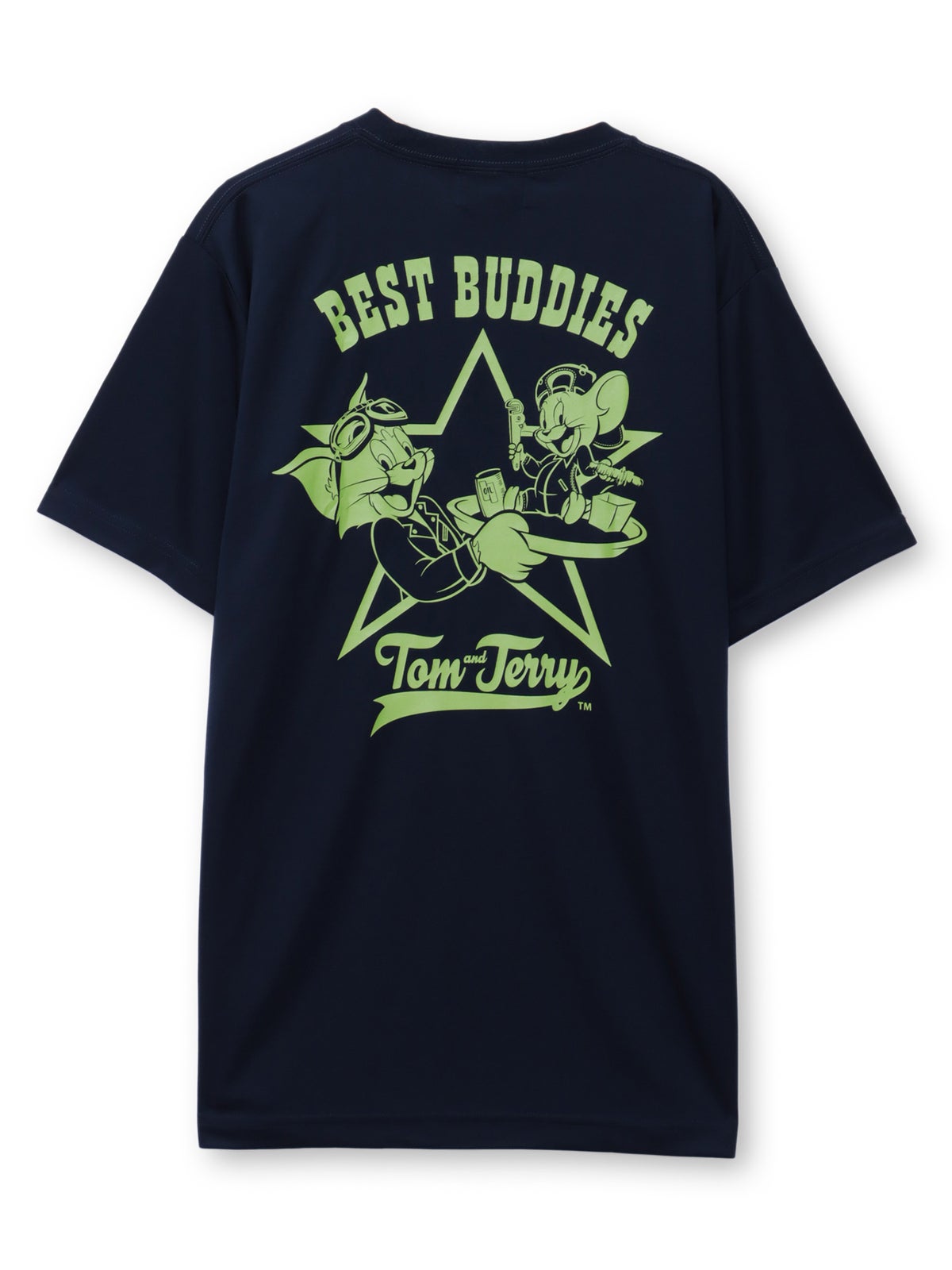 【NEVERMIND×TOM and JERRY】“ベストバディ トム＆ジェリー”DRY素材Tシャツ