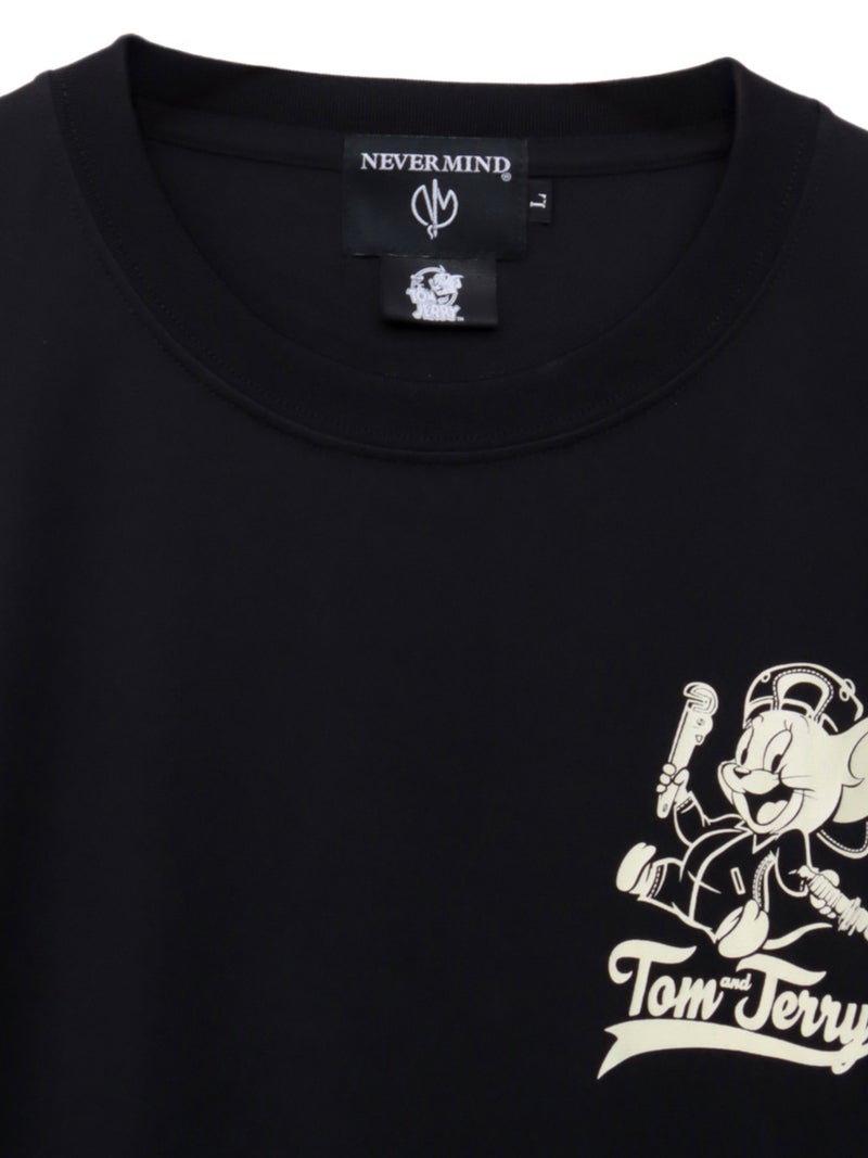 【NEVERMIND×TOM and JERRY】“ベストバディ トム＆ジェリー”DRY素材Tシャツ