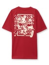 【SUMINEKO】“花魁猫”プリントDRY素材Tシャツ