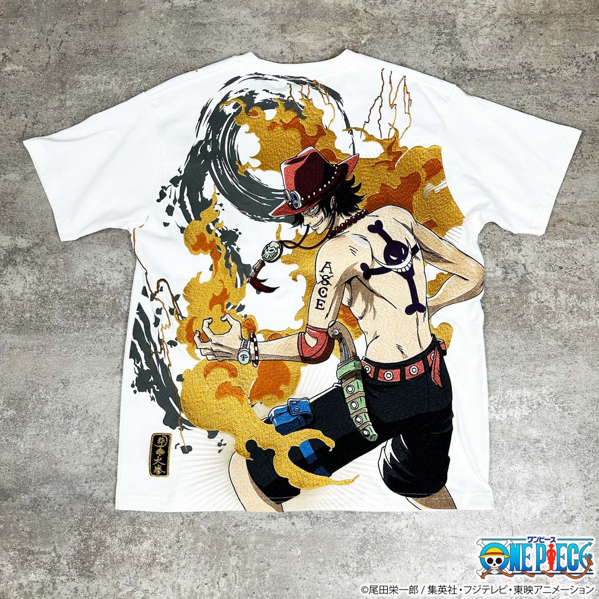 【ONE PIECE×絡繰魂】火拳のエースTee(ポートガス・D・エース)