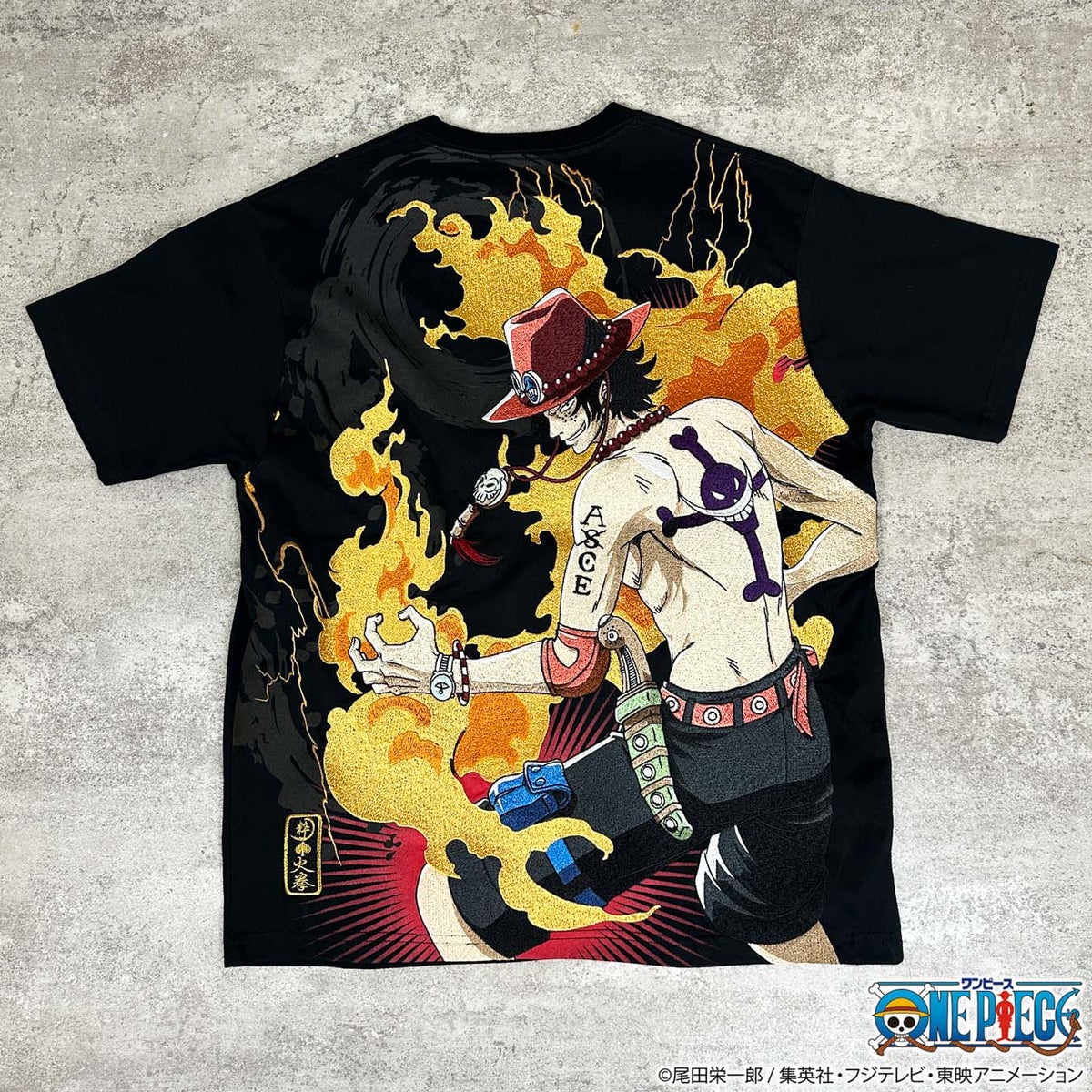 【ONE PIECE×絡繰魂】火拳のエースTee(ポートガス・D・エース)