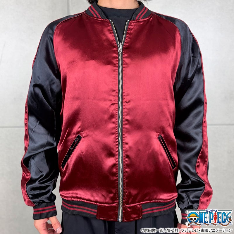 【ONE PIECE×絡繰魂】赤髪のリバーシブルスカジャン(シャンクス)