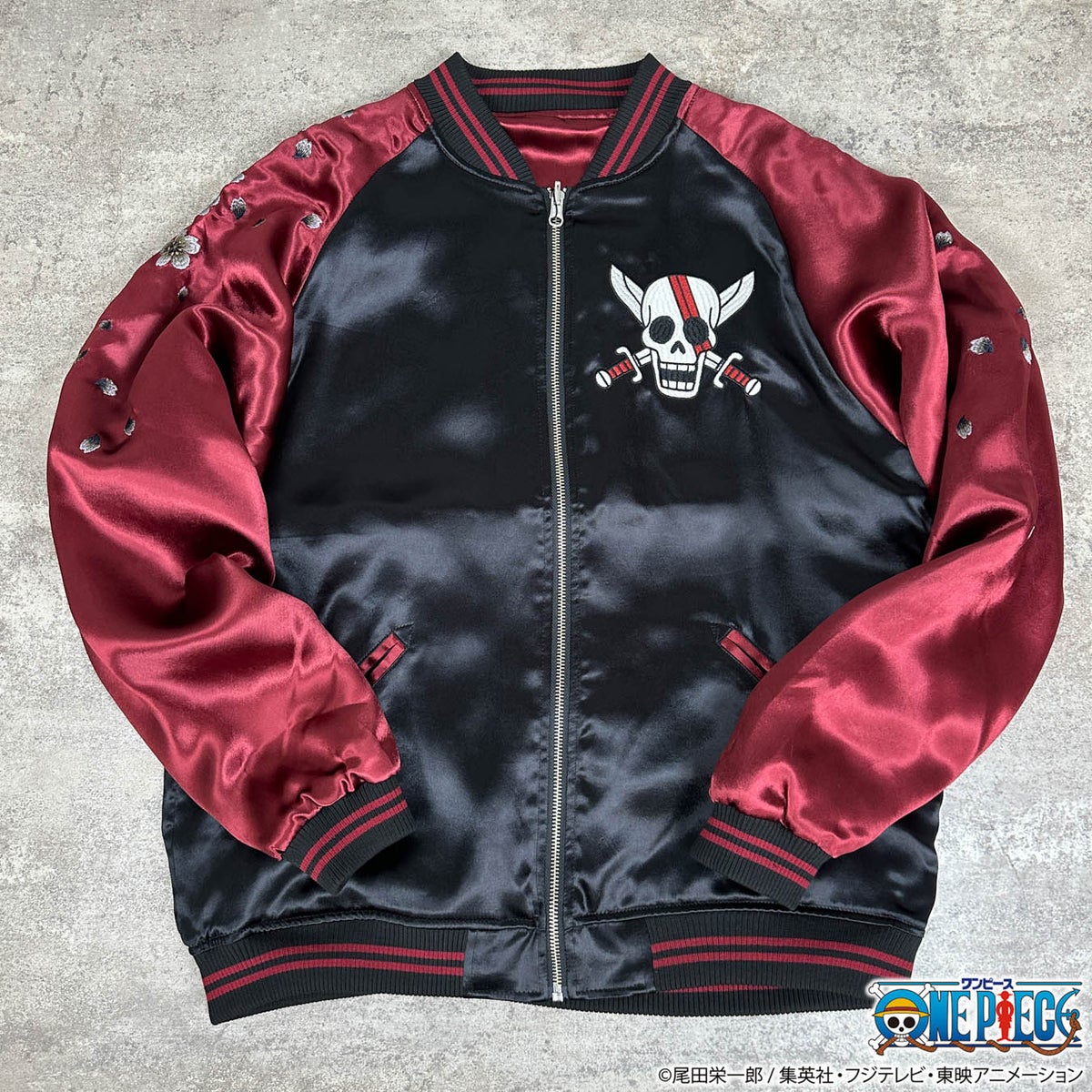 【ONE PIECE×絡繰魂】赤髪のリバーシブルスカジャン(シャンクス)