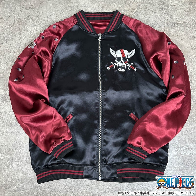 【ONE PIECE×絡繰魂】赤髪のリバーシブルスカジャン(シャンクス)
