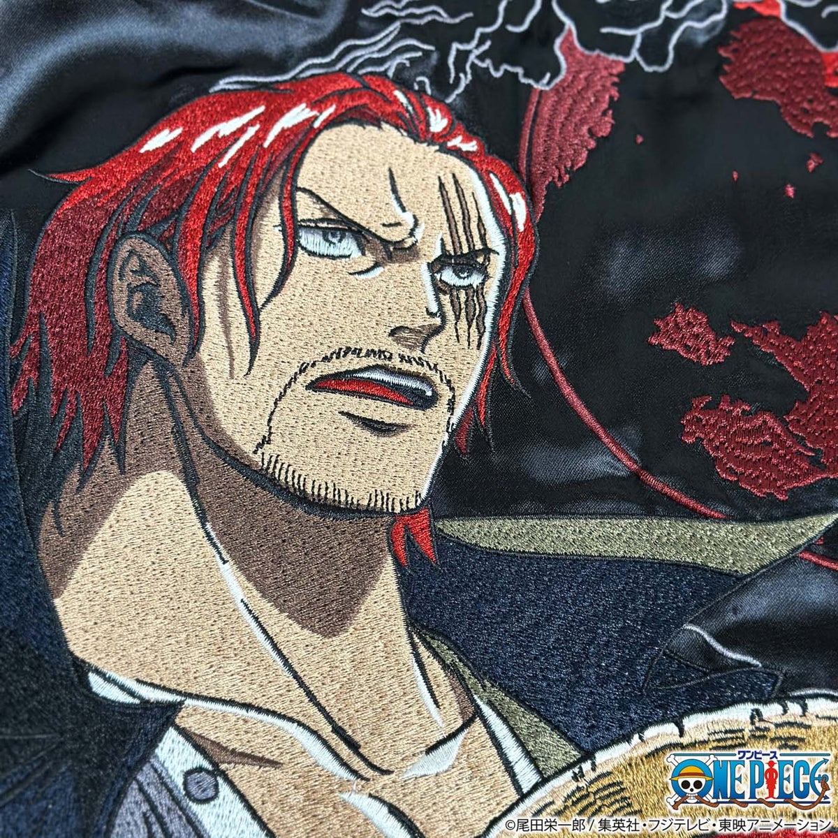 【ONE PIECE×絡繰魂】赤髪のリバーシブルスカジャン(シャンクス)